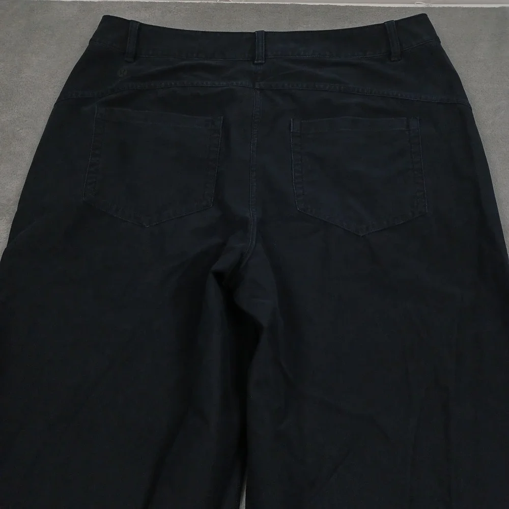 Lululemon Pants Womens 32 Black Wide Leg City Sleek Utilitech Preppy